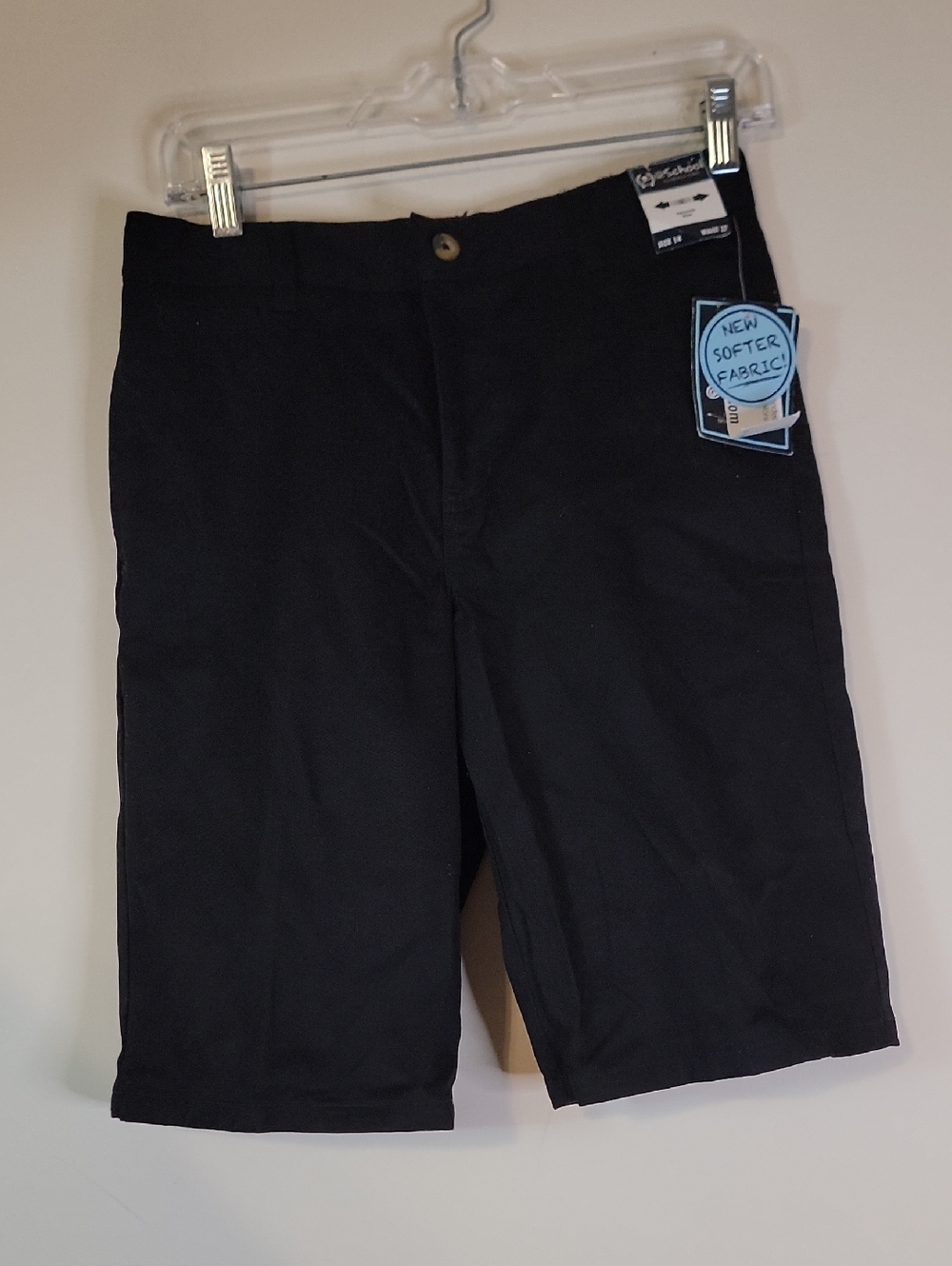 Men's Black Casual Shorts - New Softer Fabric